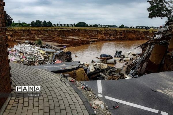 افزایش کشته‌ها در سیلاب های غرب اروپا