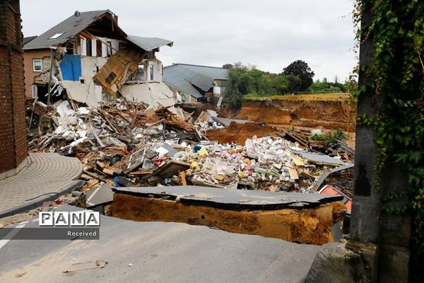 افزایش کشته‌ها در سیلاب های غرب اروپا