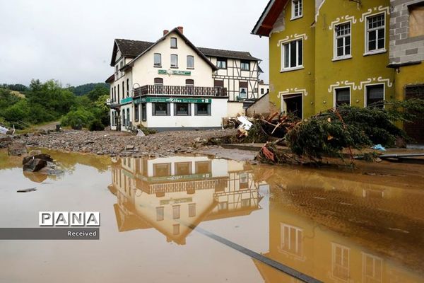 افزایش کشته‌ها در سیلاب های غرب اروپا