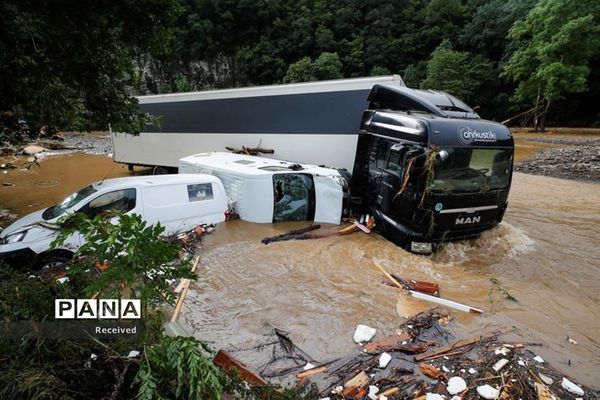 افزایش کشته‌ها در سیلاب های غرب اروپا