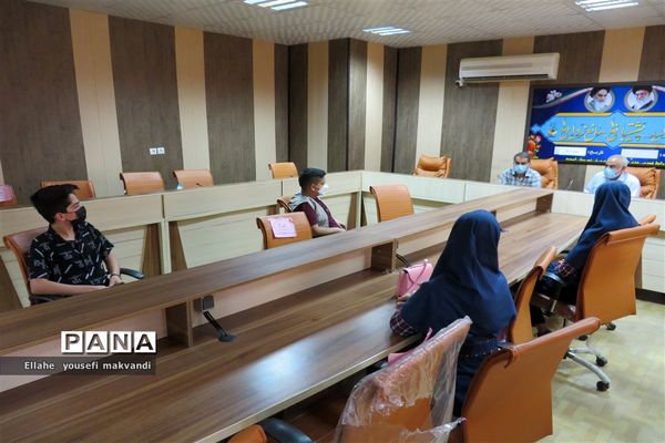 آیین اعطای گواهی  خبرنگاران پانا  شهرستان امیدیه