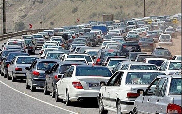 ترافیک سنگین در محور هراز