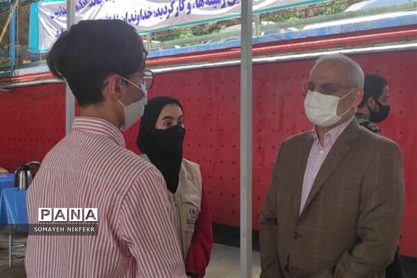 بازدید وزیر آموزش و پرورش از پاویون خبرنگاران پانا