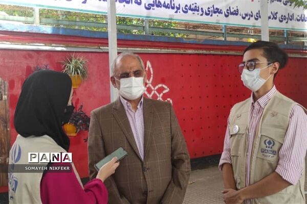 بازدید وزیر آموزش و پرورش از پاویون خبرنگاران پانا