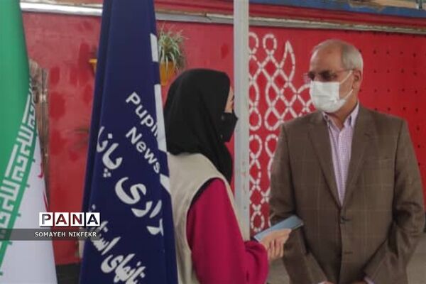 بازدید وزیر آموزش و پرورش از پاویون خبرنگاران پانا