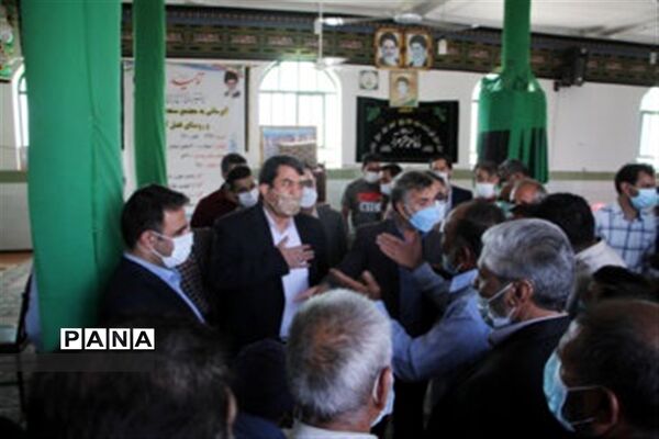 بهره برداری پروژه گازرسانی و آبرسانی به روستاهای بخش مرکزی بهاباد