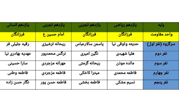 درخشش دانش‌آموزان تربت حیدریه در مرحله نیمه نهایی لیگ علمی بین المللی پایا