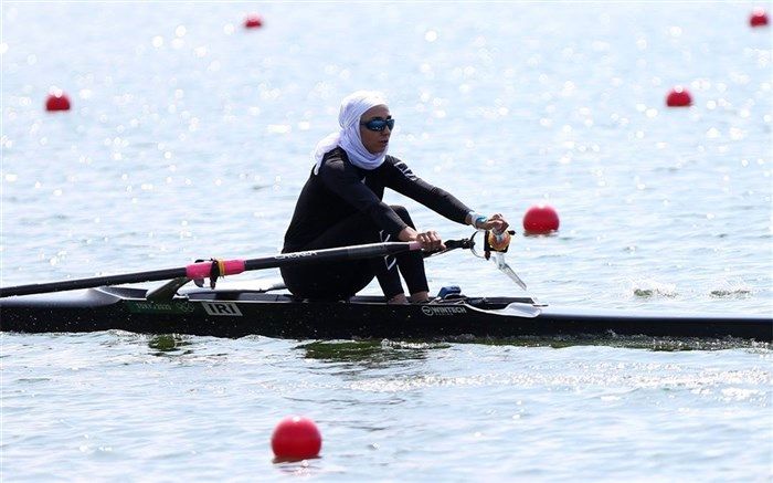 صعود بانوی گیلانی به مرحله یک چهارم نهایی رقابتهای رویینگ المپیک