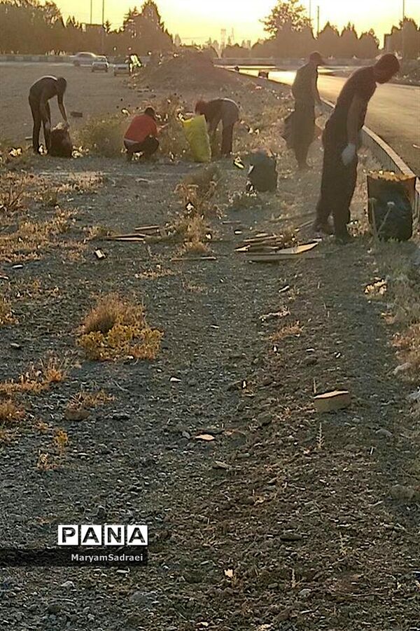 پاکسازی محیط زیست  شهرستان گلپایگان