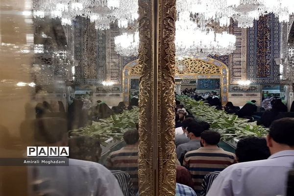 حال و هوای حرم مطهر رضوی  در دهه ولایت