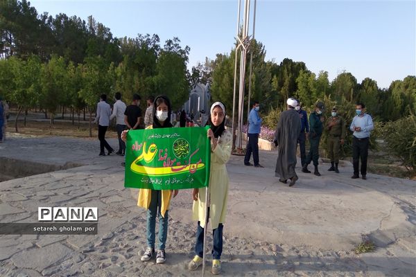 کاروان عاشقان ولایت امروز در شهرستان درمیان