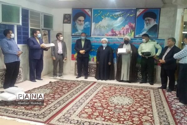تجلیل از زحمات  کارکنان و نوغلامان حسینی  مسجد جامع شهرستان خلیل آباد