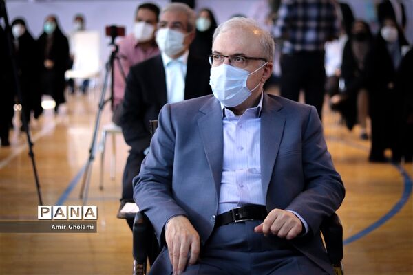 مراسم افتتاحیه پایگاه تجمیعی واکسیناسیون کووید- ۱۹ فرهنگیان