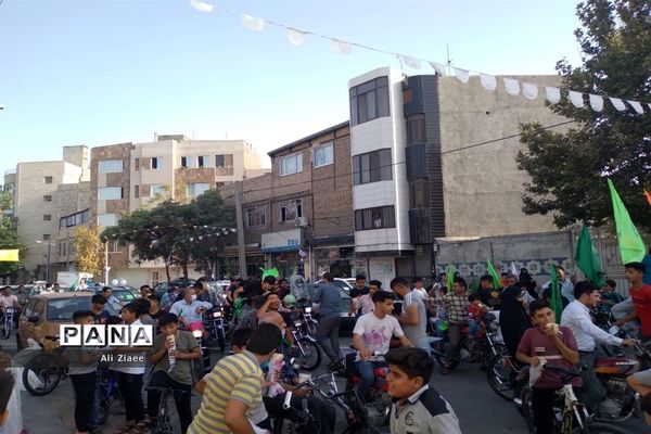 رژه موتوری به مناسبت  عید غدیر در مشهد