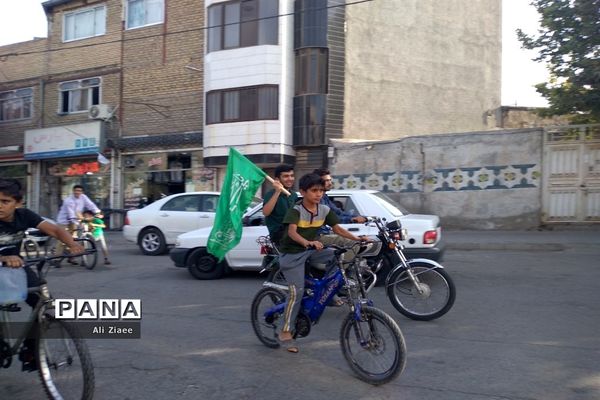 رژه موتوری به مناسبت  عید غدیر در مشهد