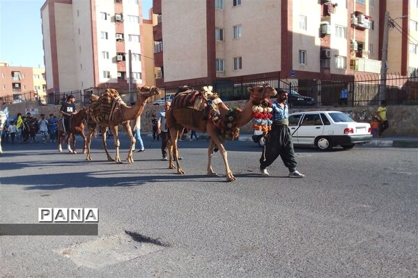 حرکت کاروان شادی به مناسبت عید غدیر خم در آبشناسان
