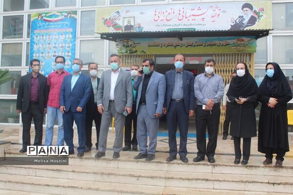افتتاح طرح واکسیناسیون فرهنگیان شهرستان محمودآباد