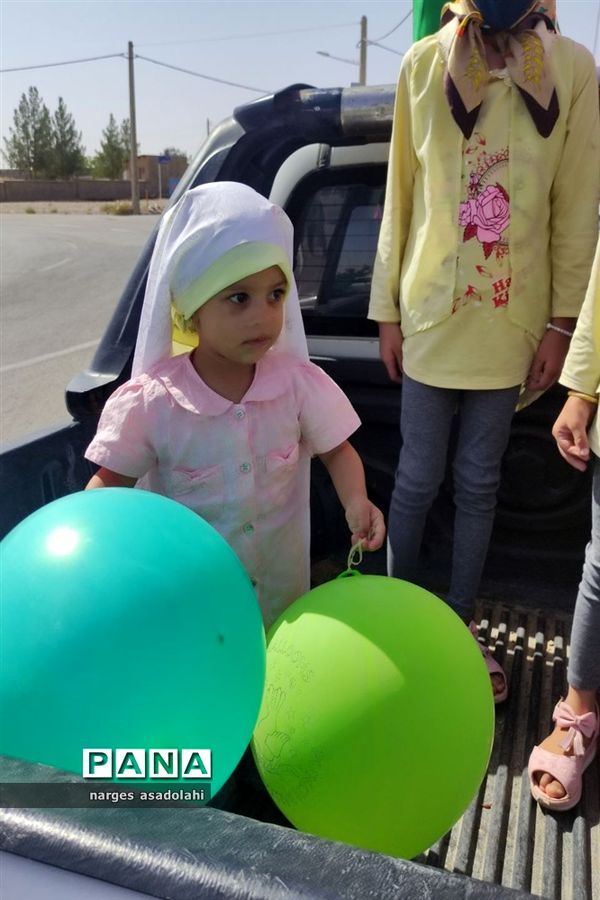 کاروان شادی غدیر در شهرستان زیرکوه