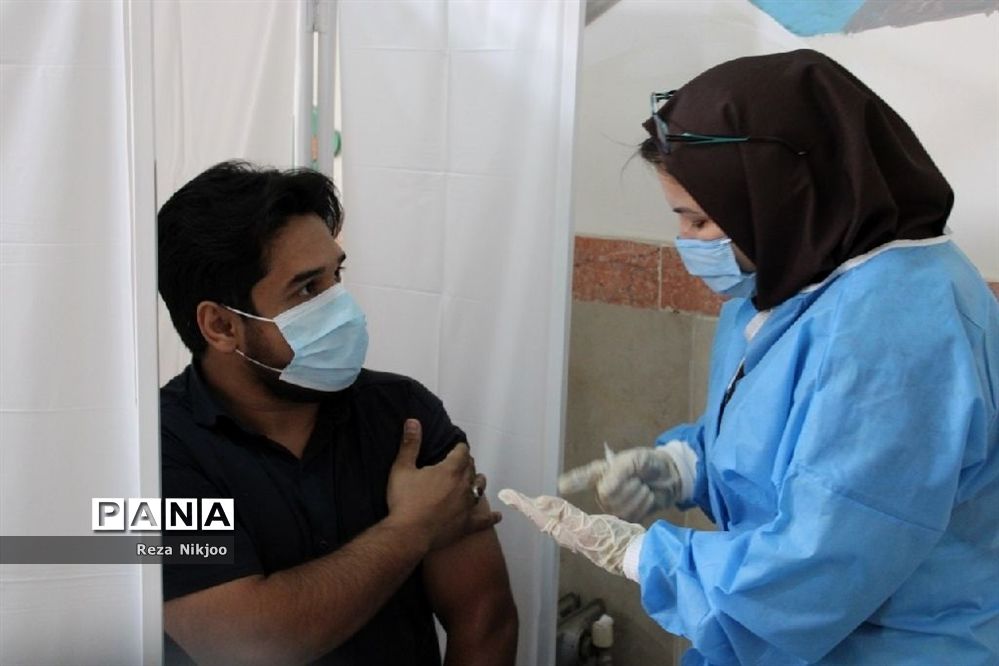 ایمن شدن 450 فرهنگی بهارستانی در مقابل ویروس کرونا