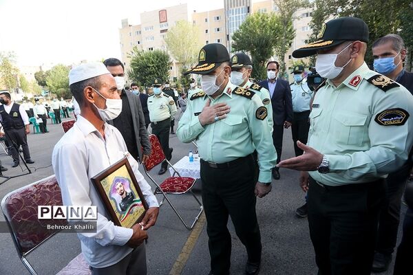 تشییع پیکر سرباز شهید مختوم‌نژاد