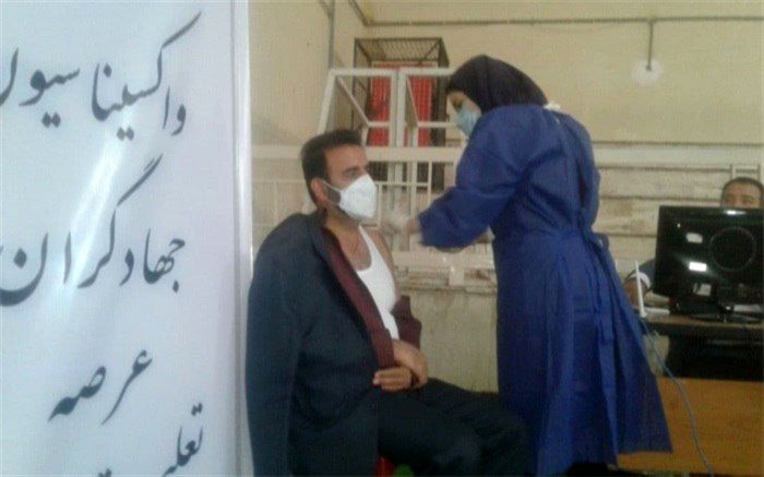 آغاز طرح واکسیناسیون معلمان دوز اول درآموزش پرورش رودهن