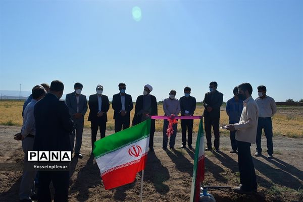 افتتاح پروژه آبیاری کم فشار در بخش ماژان شهرستان خوسف