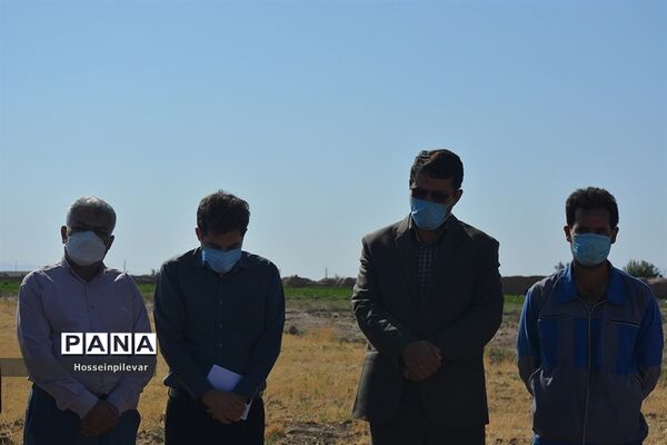 افتتاح پروژه آبیاری کم فشار در بخش ماژان شهرستان خوسف