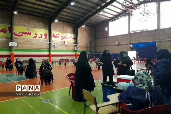 آغاز واکسیناسیون کووید ۱۹، فرهنگیان منطقه ۸