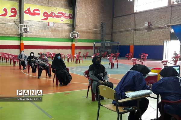 آغاز واکسیناسیون کووید ۱۹، فرهنگیان منطقه ۸