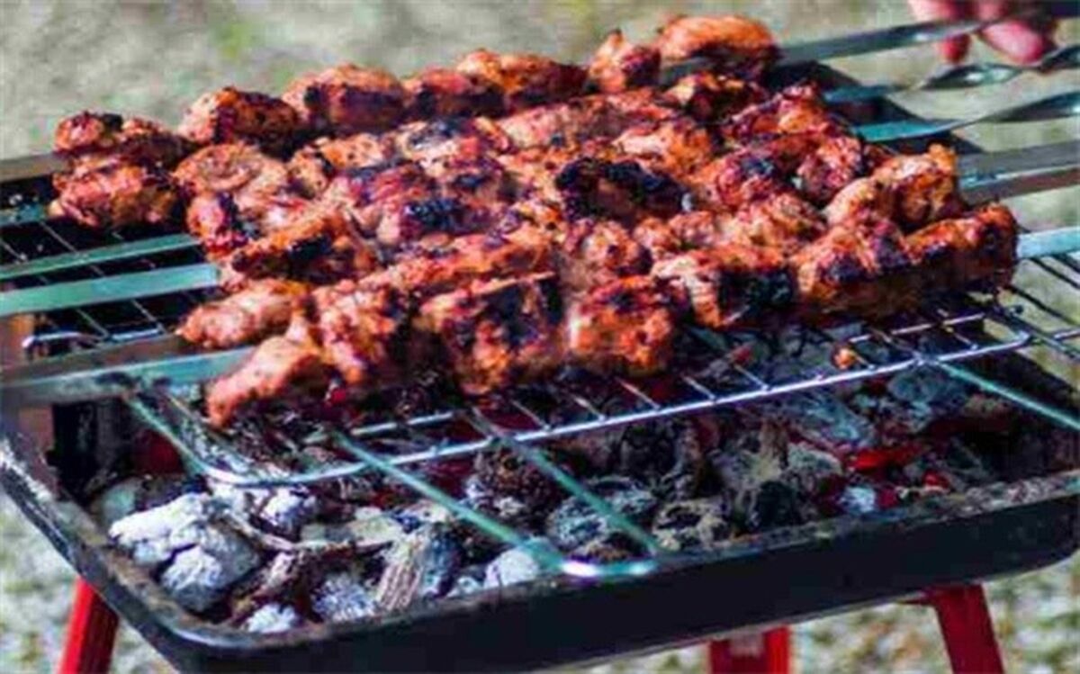 خطر پختن غذا  با زغال