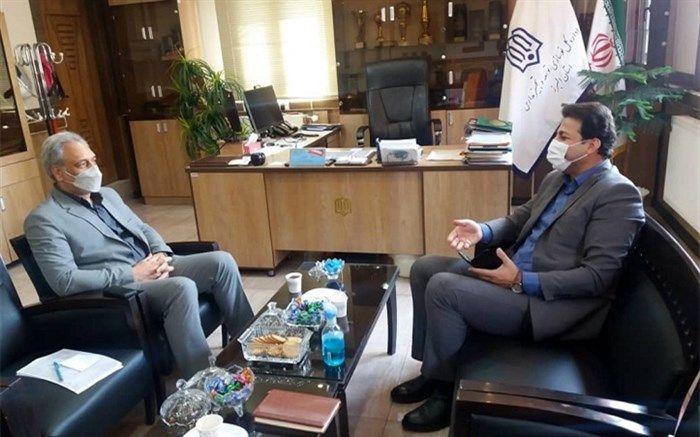 دیدار رئیس اداره آموزش و پرورش استثنایی البرز با مدیرکل سازمان نوسازی و تجهیز مدارس