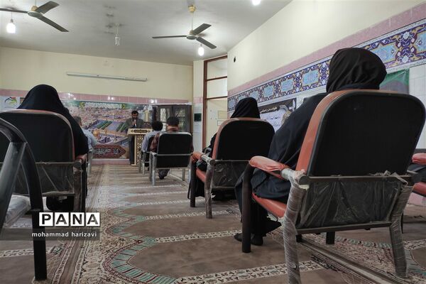 مراسم یادبود معلم فقید افسانه احسانی در شهرستان کارون