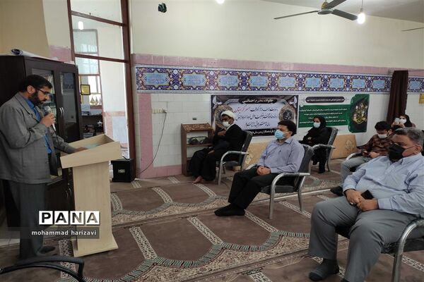 مراسم یادبود معلم فقید افسانه احسانی در شهرستان کارون