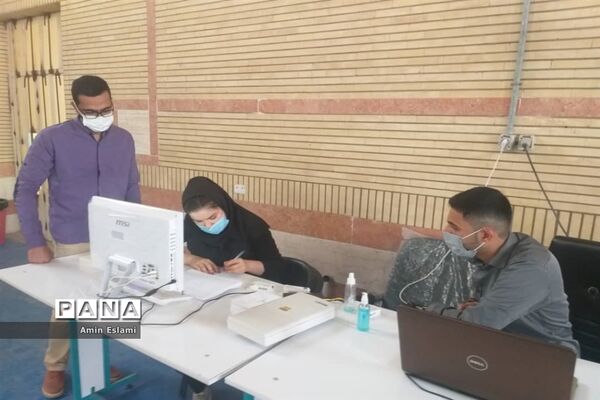 آغاز واکسیناسیون فرهنگیان شهرستان حمیدیه