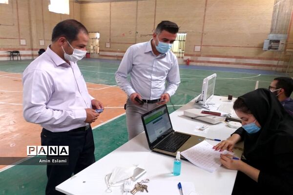 آغاز واکسیناسیون فرهنگیان شهرستان حمیدیه