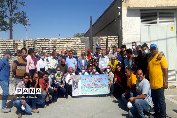 استقبال از کوهنوردان  افتخار آفرین کاشمری