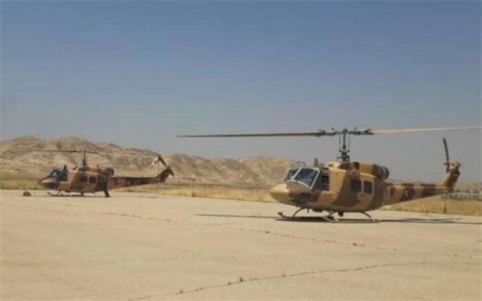بالگردهای پایگاه شهید دوران برای مهار آتش‌سوزی عازم فیروزآباد شدند