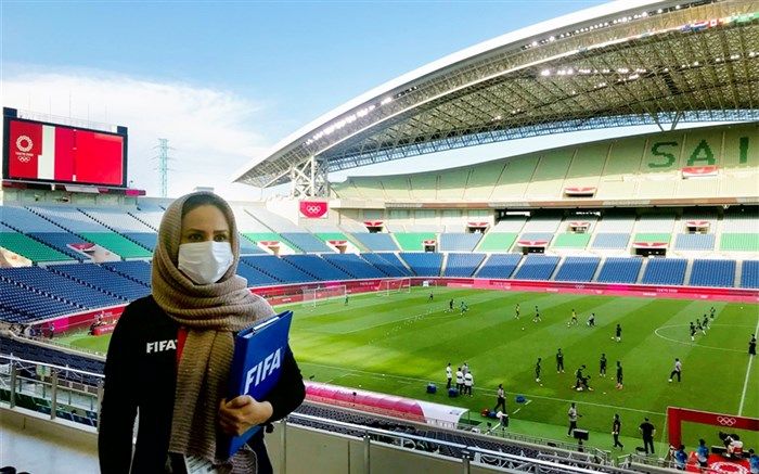 برای اولین بار در تاریخ؛ یک زن ایرانی ناظر فینال فوتبال المپیک شد