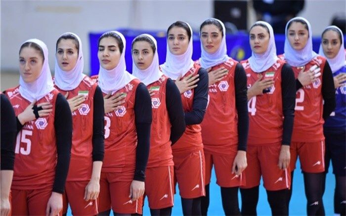 دختران والیبالیست ایران واکسینه شدند