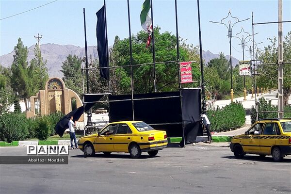 حال هوای خیابان های شهرستان کاشمر در ایام ماه محرم