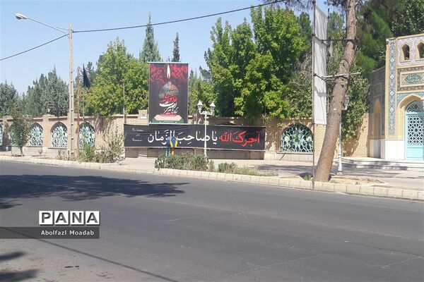 حال هوای خیابان های شهرستان کاشمر در ایام ماه محرم