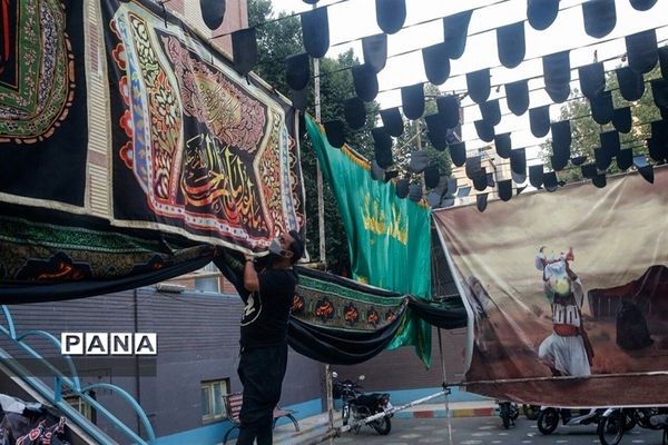 آماده سازی نمایشگاه «غنچه های خونین» در روستای باقرآباد قم