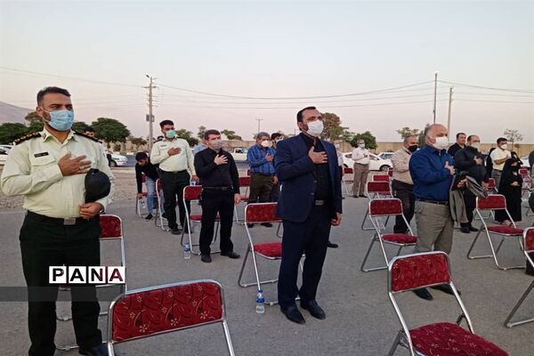 برافراشتن پرچم عزای امام حسین (ع) در مشکین دشت البرز
