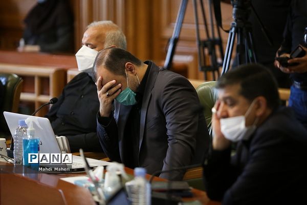 تودیع پیروز حناچی شهردار سابق تهران