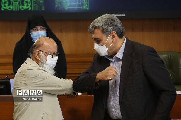 تودیع پیروز حناچی شهردار سابق تهران