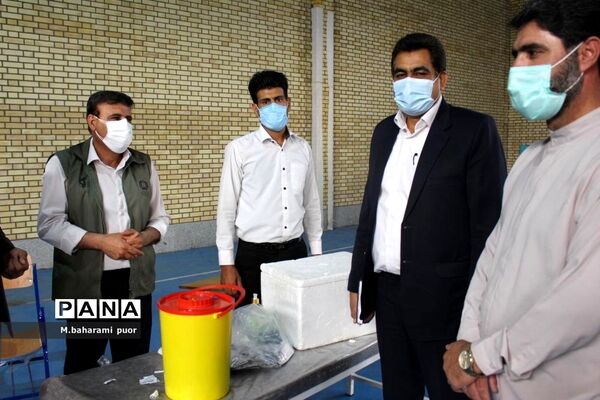 واکسیناسیون فرهنگیان شهرستان بویراحمد
