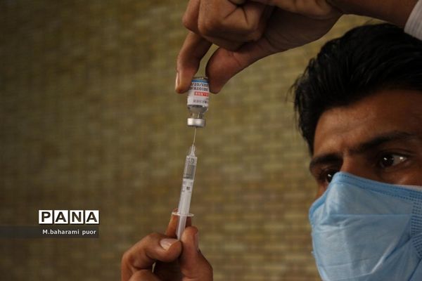 واکسیناسیون فرهنگیان شهرستان بویراحمد