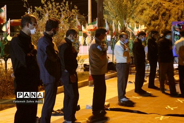 آغاز عزاداری دهه اول محرم در گلزار شهدای زابل