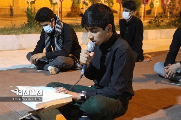 آغاز عزاداری دهه اول محرم در گلزار شهدای زابل