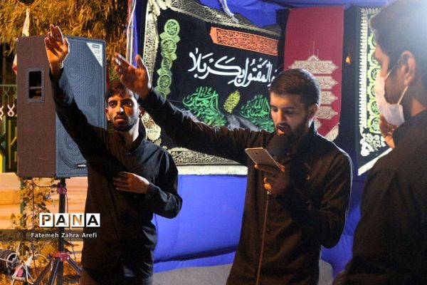 آغاز عزاداری دهه اول محرم در گلزار شهدای زابل